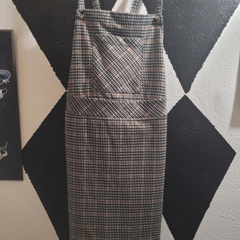 Torrid Black and White Plaid Dress